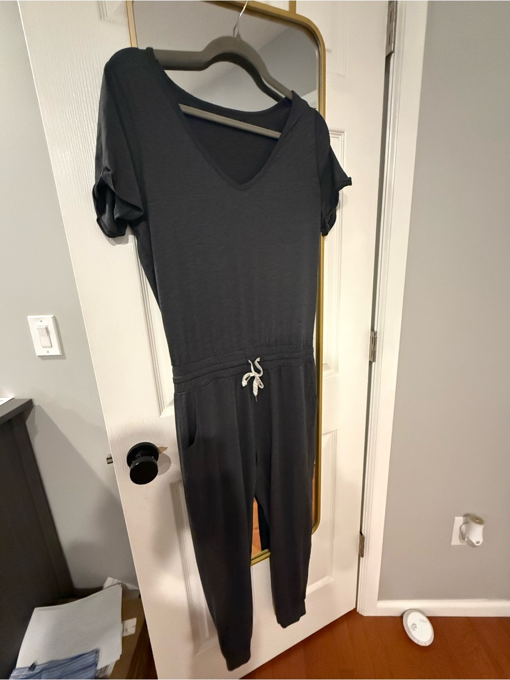 Vuori Women’s Slate Gray Jumpsuit Romper